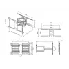 Laikiklis televizoriui Multibrackets M Universal Flexarm Pro 60 kg sunkusis juodas