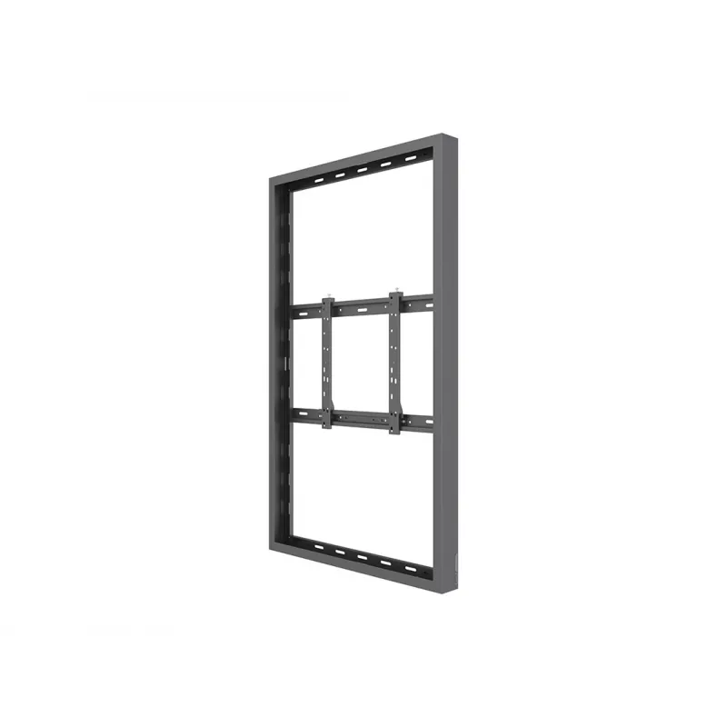 Multibrackets M Pro Series korpusas 55 colių sieninis vidutinis juodas plieninis vertikaliai / horizontaliai