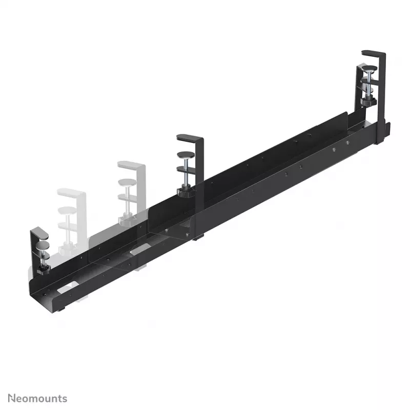 Kabelių dėklas Neomounts ADS07-120BL užsegamas universalus, 120 mm plotis, juodas