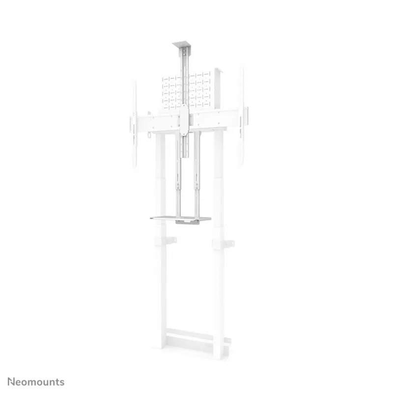 Neomounts AFL-875WH1 „videobar“ ir multimedijos rinkinys, kameros / AV lentyna, su Logitech Rally Bar (Mini) adapteriu, maks. 9 kg, plienas, balta
