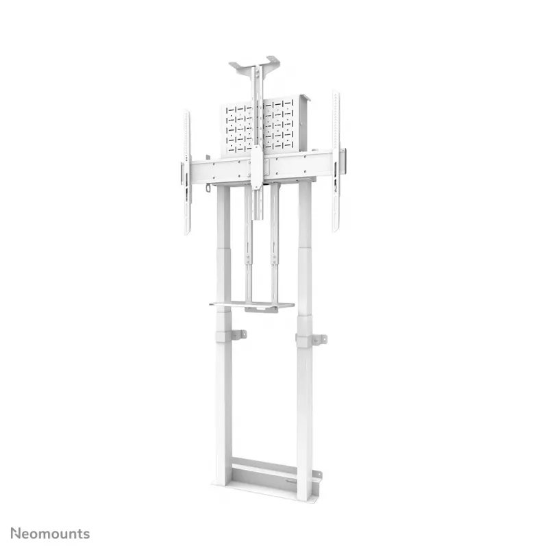 Neomounts AFL-875WH1 „videobar“ ir multimedijos rinkinys, kameros / AV lentyna, su Logitech Rally Bar (Mini) adapteriu, maks. 9 kg, plienas, balta