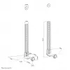 Neomounts AWL29-650BL1 laikiklis videobarams / soundbarams VESA – iki 15 kg – universalus