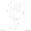 Neomounts CPU-D100SILVER laikiklis kompiuteriui – iki 30 kg – universalus