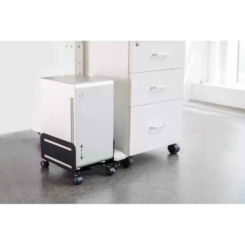 Neomounts CPU-M100BLACK laikiklis sisteminiam blokui po stalu – iki 10 kg – universalus