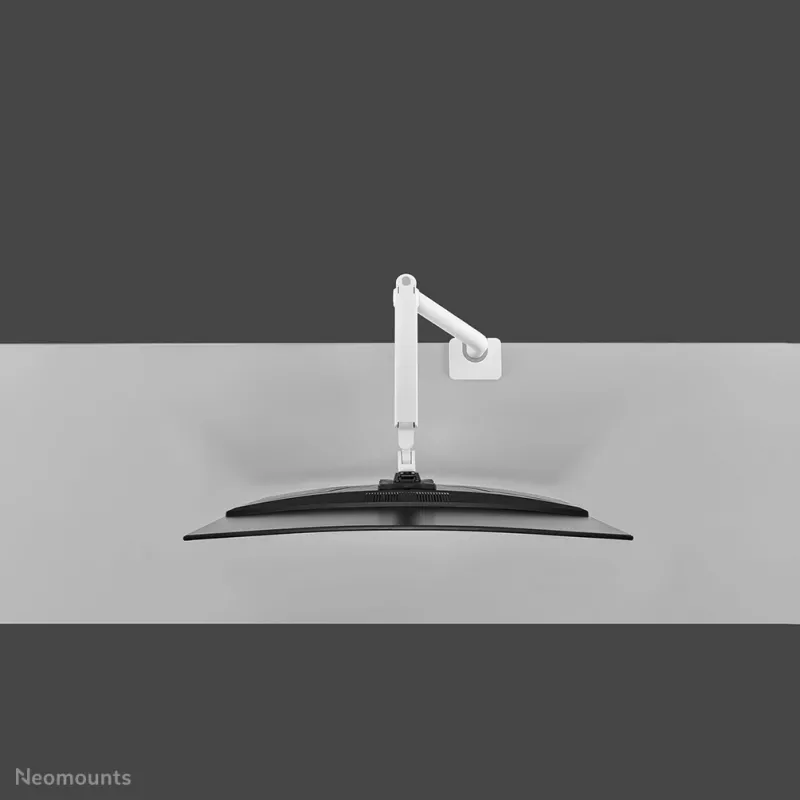 Neomounts DS70S-950WH1 Monitorinis laikiklis 17-49 colių – dujinė spyruoklė – Topfix – 180° stabdymas