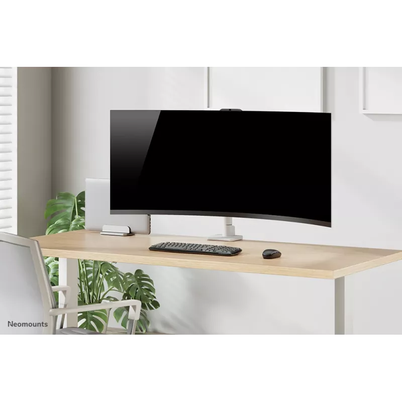 Neomounts DS70S-950WH1 Monitorinis laikiklis 17-49 colių – dujinė spyruoklė – Topfix – 180° stabdymas