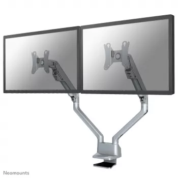 Neomounts FPMA-D750DSILVER Monitor laikiklis dviems ekranams 10-32 colių – dujinė spyruoklė – Topfix