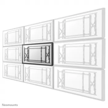Neomounts LED-VW1750BLACK sieninis laikiklis vienam ekranui, 32–55 col., 35 kg, VESA 200x200–600x400, juodas