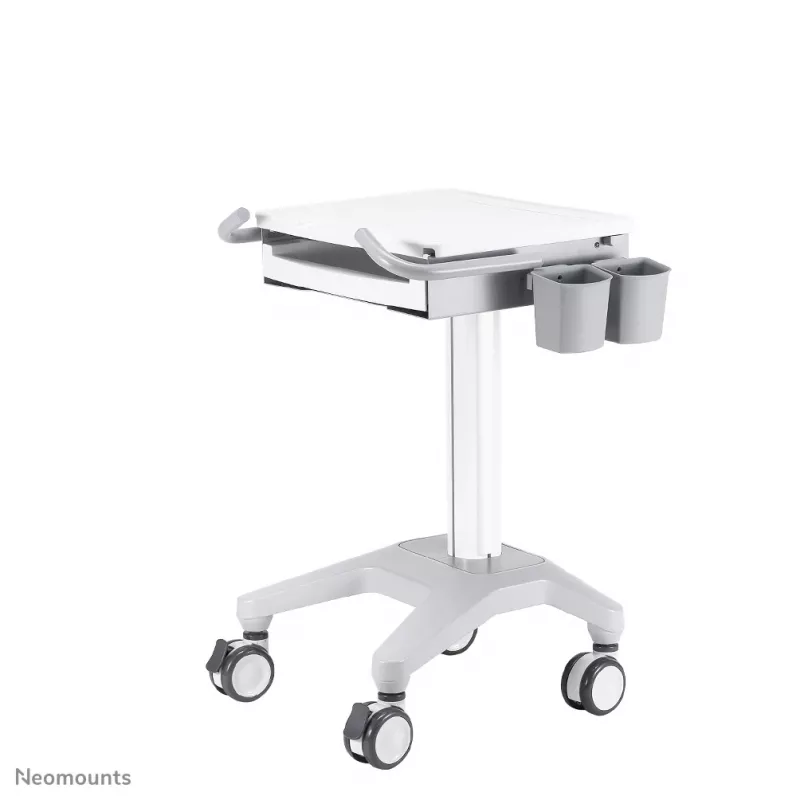 Neomounts MED-M200 mobilus multimedijos vežimėlis aliuminis baltas 1080 mm
