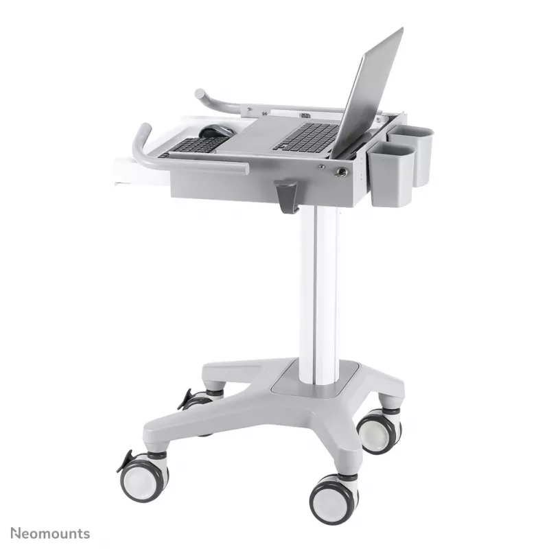 Neomounts MED-M200 mobilus multimedijos vežimėlis aliuminis baltas 1080 mm