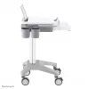 Neomounts MED-M200 mobilus multimedijos vežimėlis aliuminis baltas 1080 mm