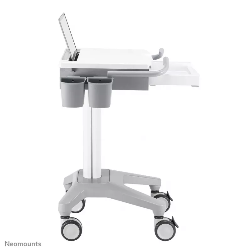 Neomounts MED-M200 mobilus multimedijos vežimėlis aliuminis baltas 1080 mm