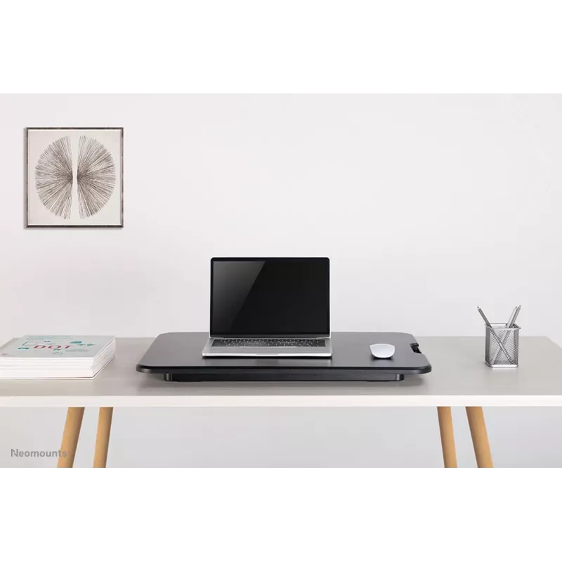 Neomounts NS-WS050BLACK sėdėjimo-stovėjimo darbo stotelė