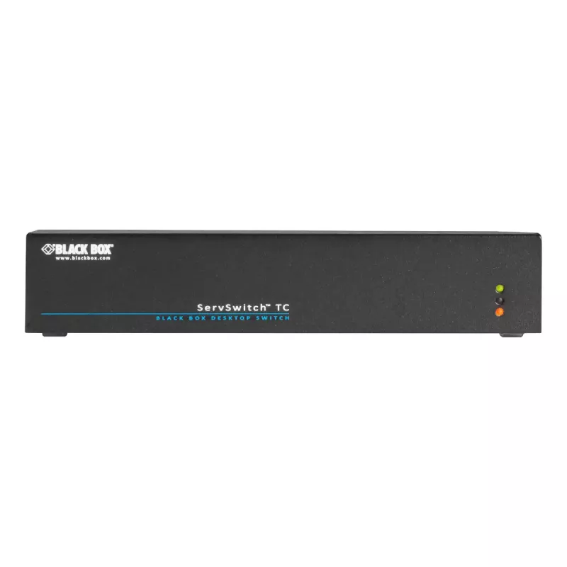 KVM jungiklis Black Box ACX1004A-HID2 USB klaviatūra ir pelė, juodas