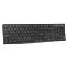 Targus EcoSmart AKB873NO belaidė klaviatūra RF Wireless + Bluetooth QWERTY Nordic juoda