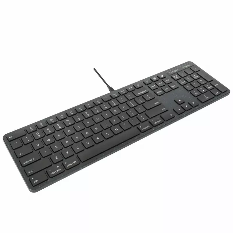 Targus AKB874NO klaviatura USB QWERTY Nordic juoda pilno dydžio 104 klavišai