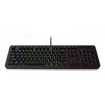 Pilno dydžio žaidimų klaviatūra Lenovo K310, laidas 1,8 m, USB, JAV anglų, RGB foninis apšvietimas, juoda
