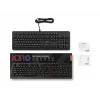 Pilno dydžio žaidimų klaviatūra Lenovo K310, laidas 1,8 m, USB, JAV anglų, RGB foninis apšvietimas, juoda