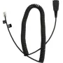 Telefono laidas Jabra 8800-01-06 QD standartinis 0,5 m Juodas