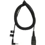 Jabra 8800-01-46 laidas ausinėms – susukamas 2 m, QD į 2,5 mm kištuką