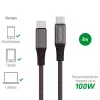 USB C laidas 4smarts 456267, 3 m, juodas, 0.48 Gbit/s