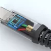 USB C laidas 4smarts 456267, 3 m, juodas, 0.48 Gbit/s