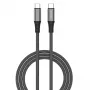 USB C laidas 4smarts 456267, 3 m, juodas, 0.48 Gbit/s
