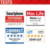 Displex apsauginis stiklas (10H) Apple iPhone 13/13 Pro/14/16e/17e su Eco montavimo rėmeliu, atsparus įbrėžimams