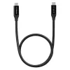 USB-C kabelis Edimax UC4 0,5 m 40 Gbit/s juodas vyriškas į vyrišką