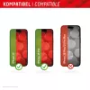 Displex Full Cover apsauginis stiklas (10H) Apple iPhone 15/15 Pro, Eco montavimo rėmelis