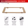 Displex apsauginis stiklas (10H) Apple iPhone 16 Pro, su EASY-ON® Eco montavimo rėmeliu, atsparus įbrėžimams