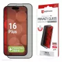 Displex privatumo apsauginis stiklas (10H) Apple iPhone 16 Plus su Eco montavimo rėmeliu