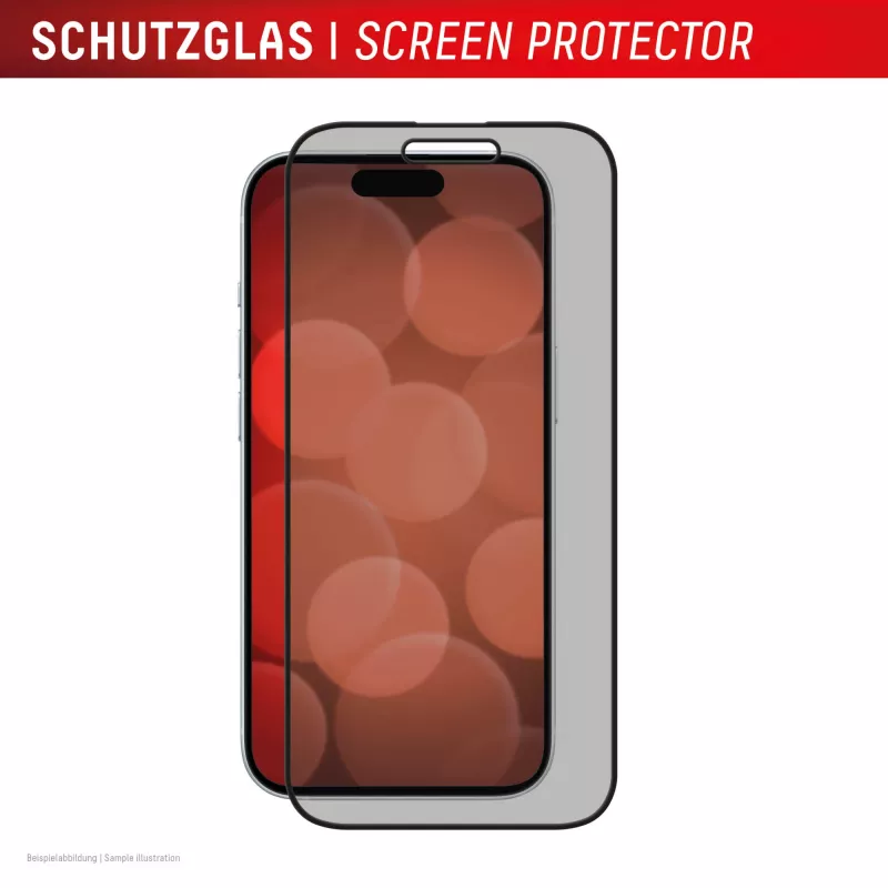 Displex privatumo apsauginis stiklas (10H) Apple iPhone 16 Plus su Eco montavimo rėmeliu
