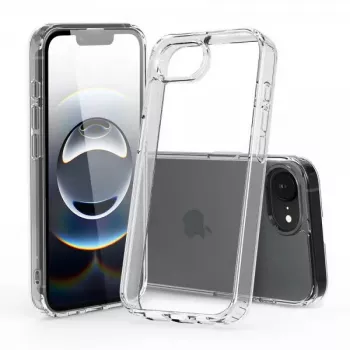 Dėklas Nevox 2496 mobiliesiems telefonams, skirtas iPhone 16e, 15,5 cm, permatomas
