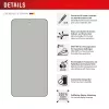 Displex privatumo apsauginis stiklas (10H) Samsung Galaxy S25 Edge su Eco montavimo rėmeliu