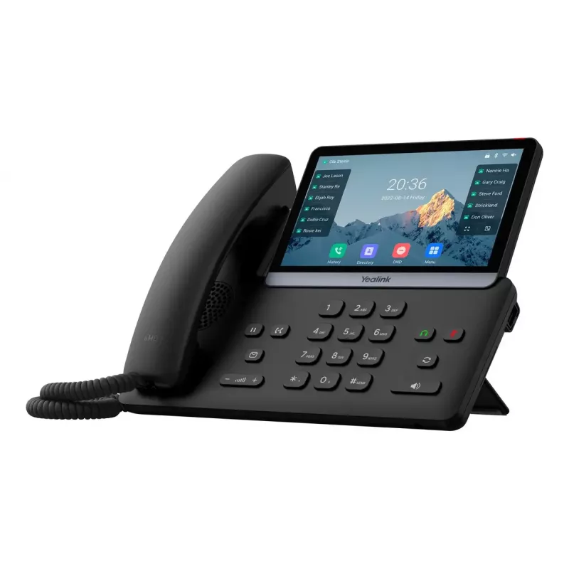 IP telefonas Yealink SIP-T77U su 7 colių lietimui jautriu ekranu, HD garsu, SIP stalinis telefonas