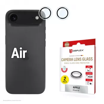 Displex Premium Camera Lens Glass, iPhone Air, 10H, DLC, skaidrus