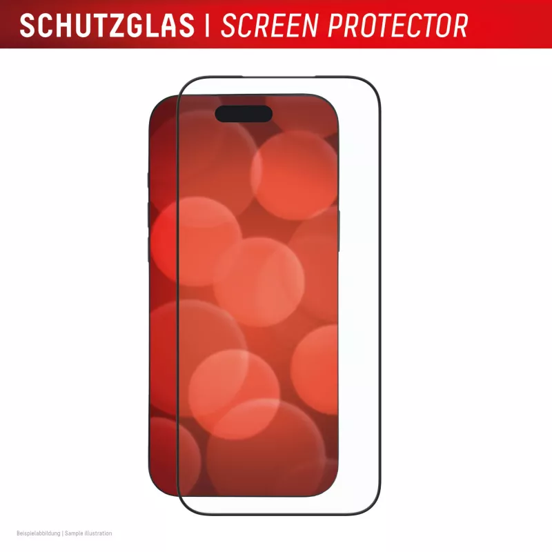 Displex Premium Screen Protector (Full Cover, 10H), skirta Apple iPhone 17 Pro Max, su Eco montavimo rėmeliu