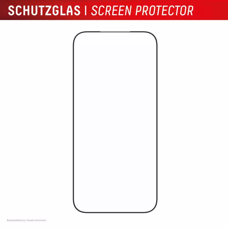 Displex Premium Screen Protector (Full Cover, 10H), skirta Apple iPhone 17 Pro Max, su Eco montavimo rėmeliu
