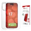 Displex apsauginis stiklas + dėklas Apple iPhone 17, su Eco montavimo rėmeliu, atsparus įbrėžimams