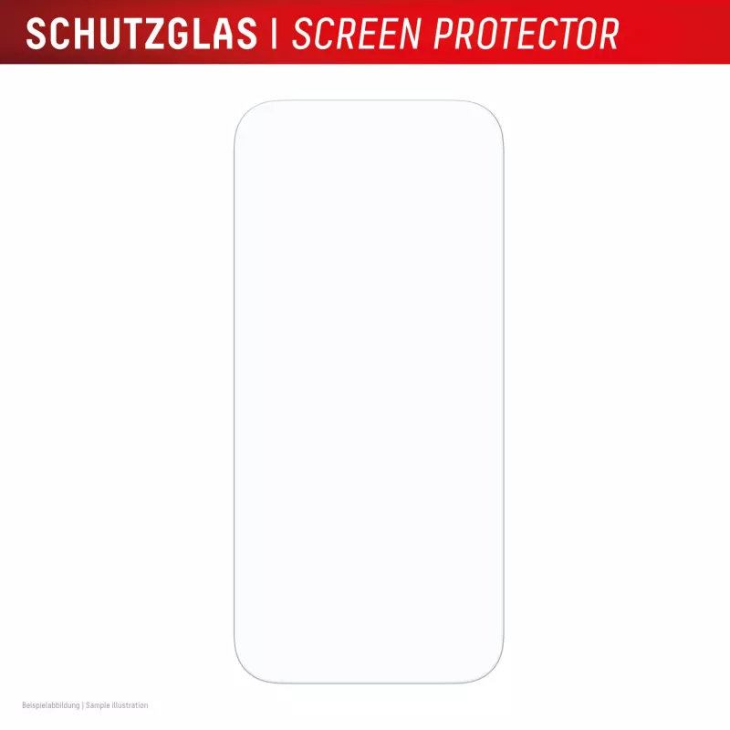 Displex apsauginis stiklas iPhone 17 Pro su dėklu ir EASY-ON® Eco montavimo rėmeliu