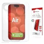 Displex ekrano apsauginis stiklas + dėklas, skirtas Apple iPhone Air, su tvirtinimo rėmeliu, atsparus įbrėžimams