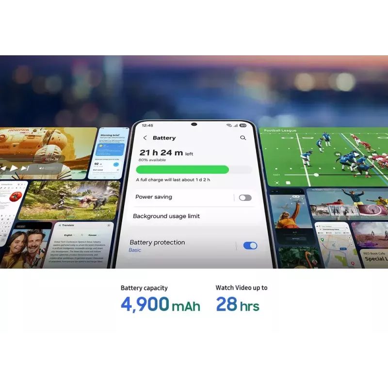 Išmanusis telefonas Samsung Galaxy S25 FE 6,7 colio 256 GB tamsiai mėlynas