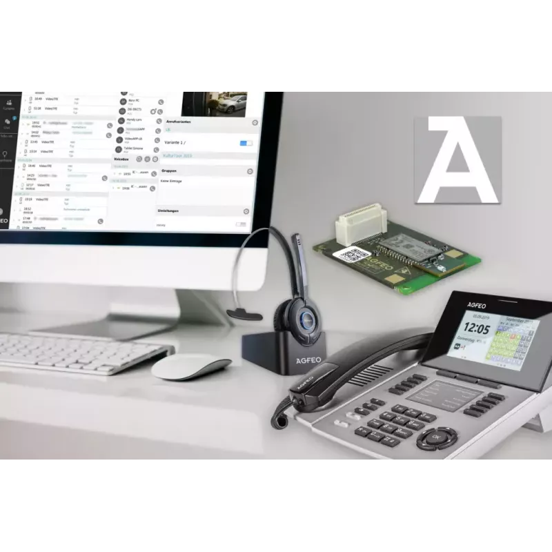 IP telefonas AGFEO ST 56 Sidabrinis LCD