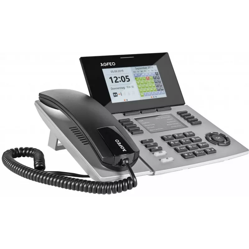 IP telefonas AGFEO ST 56 Sidabrinis LCD
