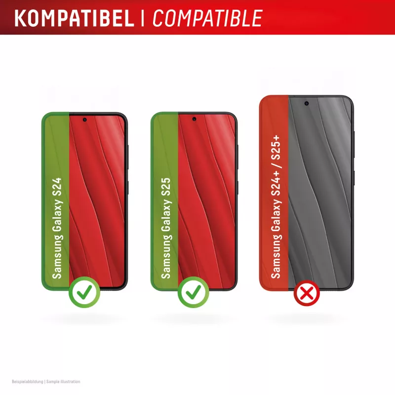 Displex privatumo apsauginis stiklas (10H) Samsung Galaxy S24/S25 su Eco montavimo rėmeliu