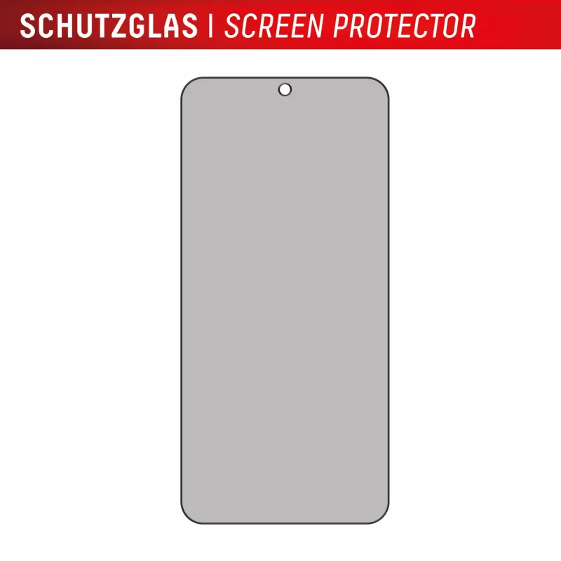 Displex privatumo apsauginis stiklas (10H) Samsung Galaxy S24/S25 su Eco montavimo rėmeliu