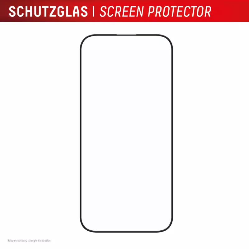Displex Premium Anti-Reflex ekrano apsauga (antirefleksinė, pilnas dengimas, 10H), skirta Apple iPhone 16 Pro, su EASY-ON® Eco montavimo rėmeliu