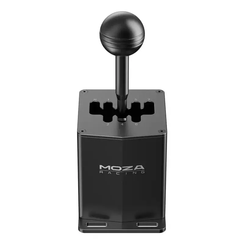 MOZA HGP Shifter pavarų svirtis lenktynėms – aliuminis, juoda, 100×143×241 mm, USB-A į USB-B