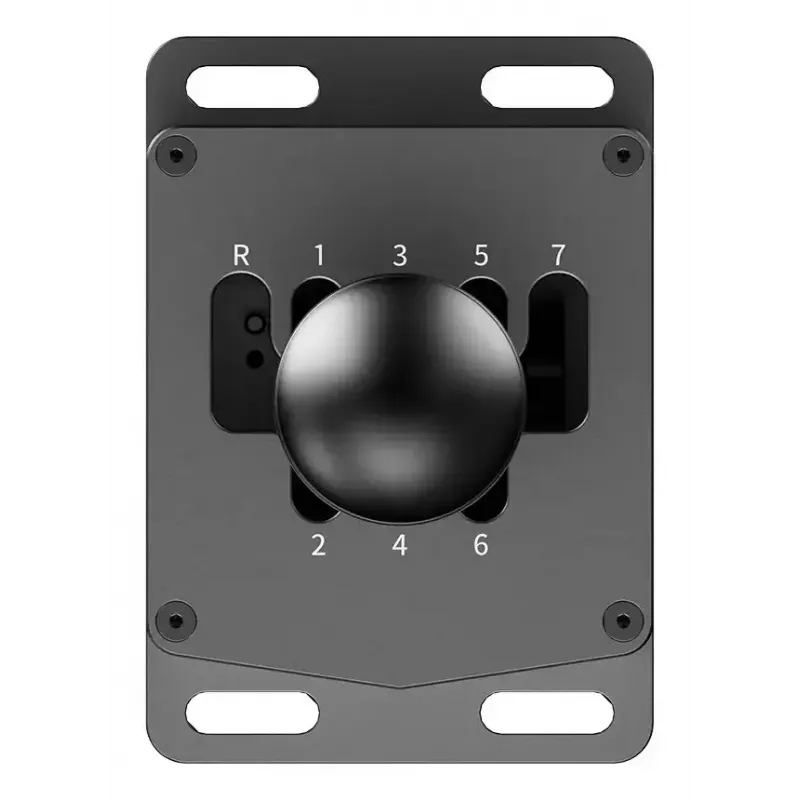MOZA HGP Shifter pavarų svirtis lenktynėms – aliuminis, juoda, 100×143×241 mm, USB-A į USB-B